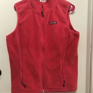 Vineyard Vines Pink Fleece Vest